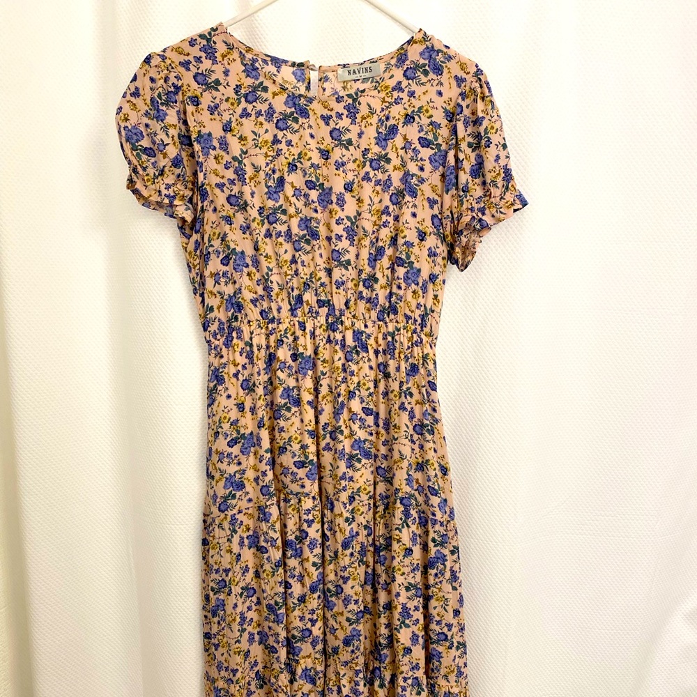 Midi floral dress.